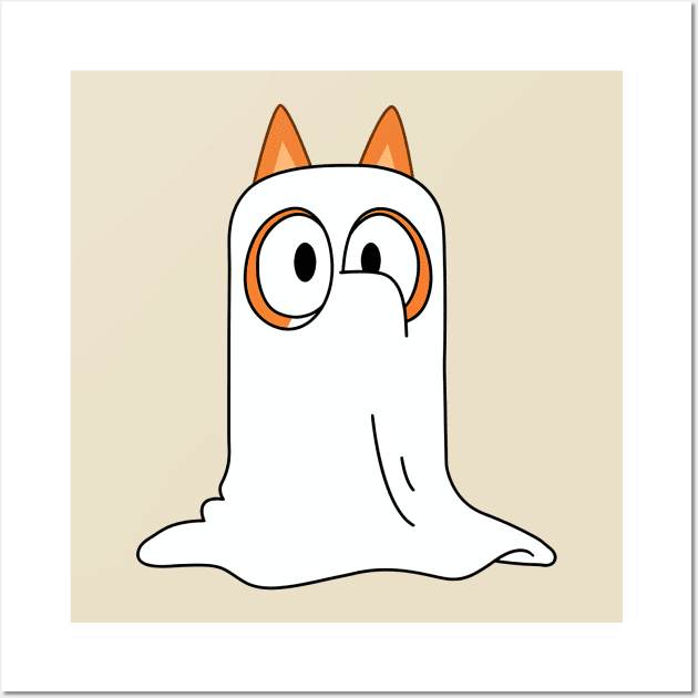 Ghost Costume Bingo Wall Art by Karl Doodling